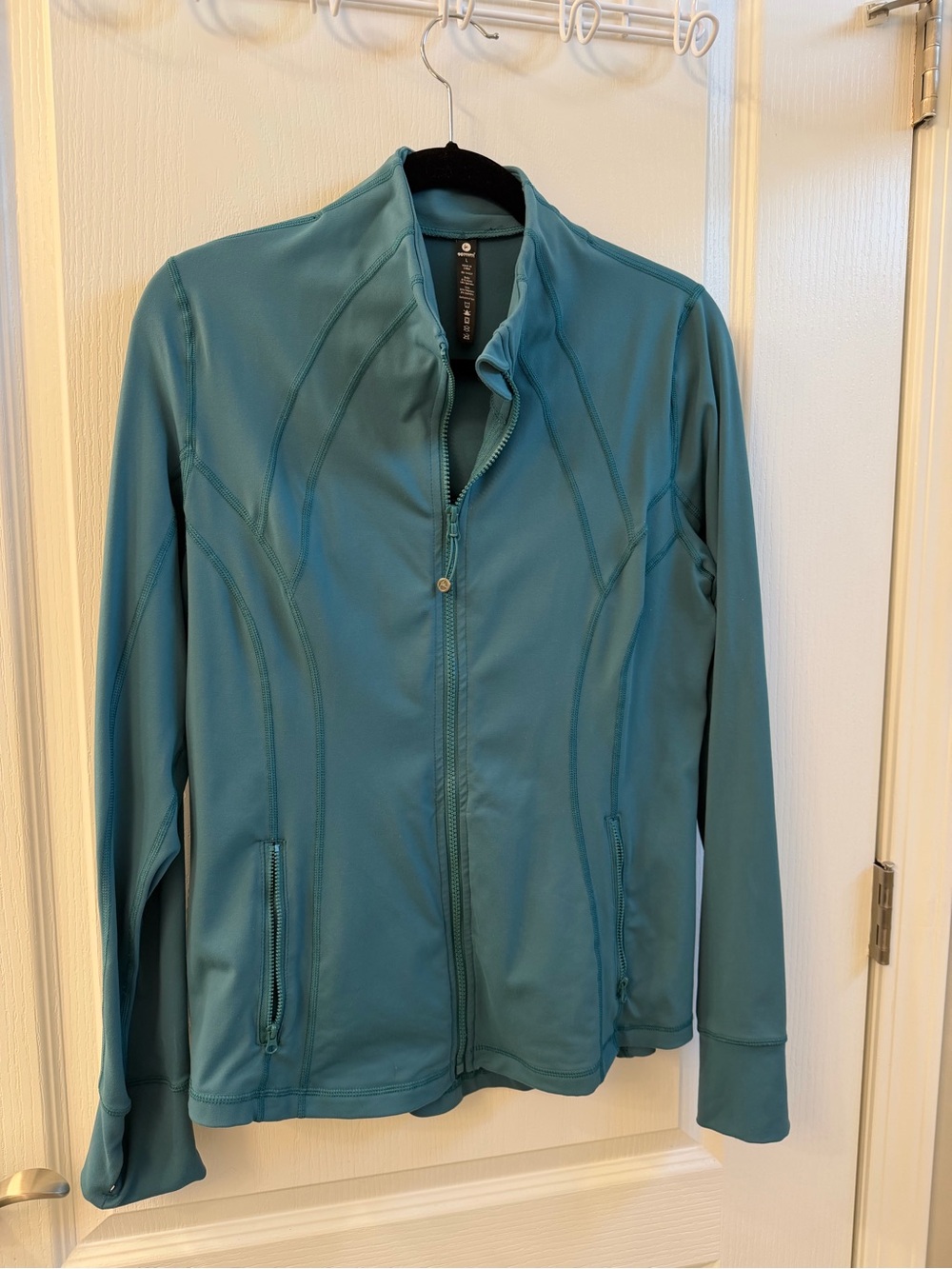 90 Degree Green L Active Yoga Jacket